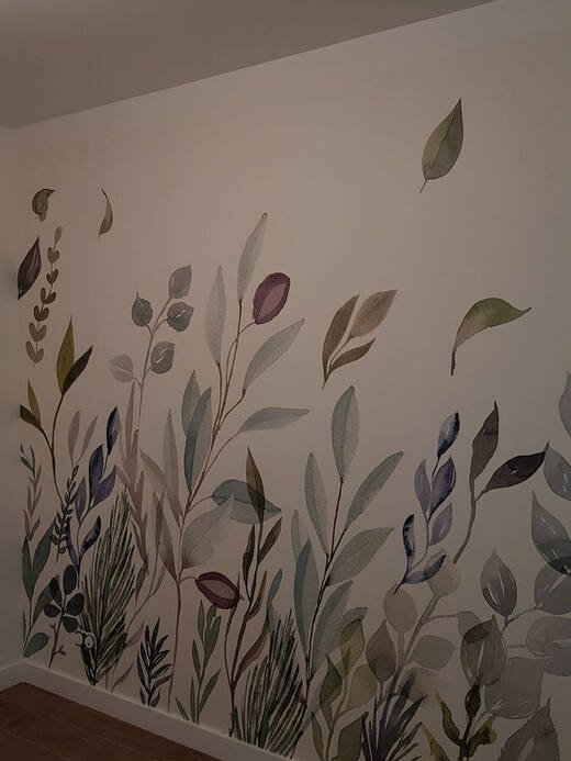 Papier peint floral