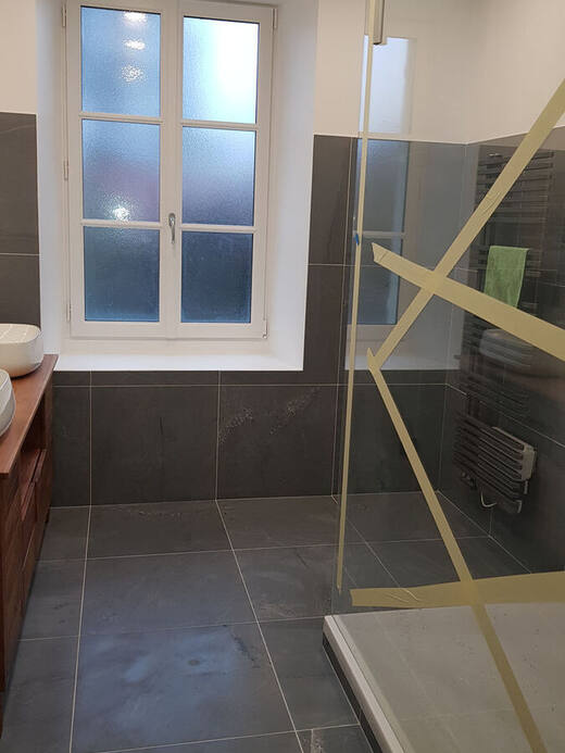 Salle de bains en cours